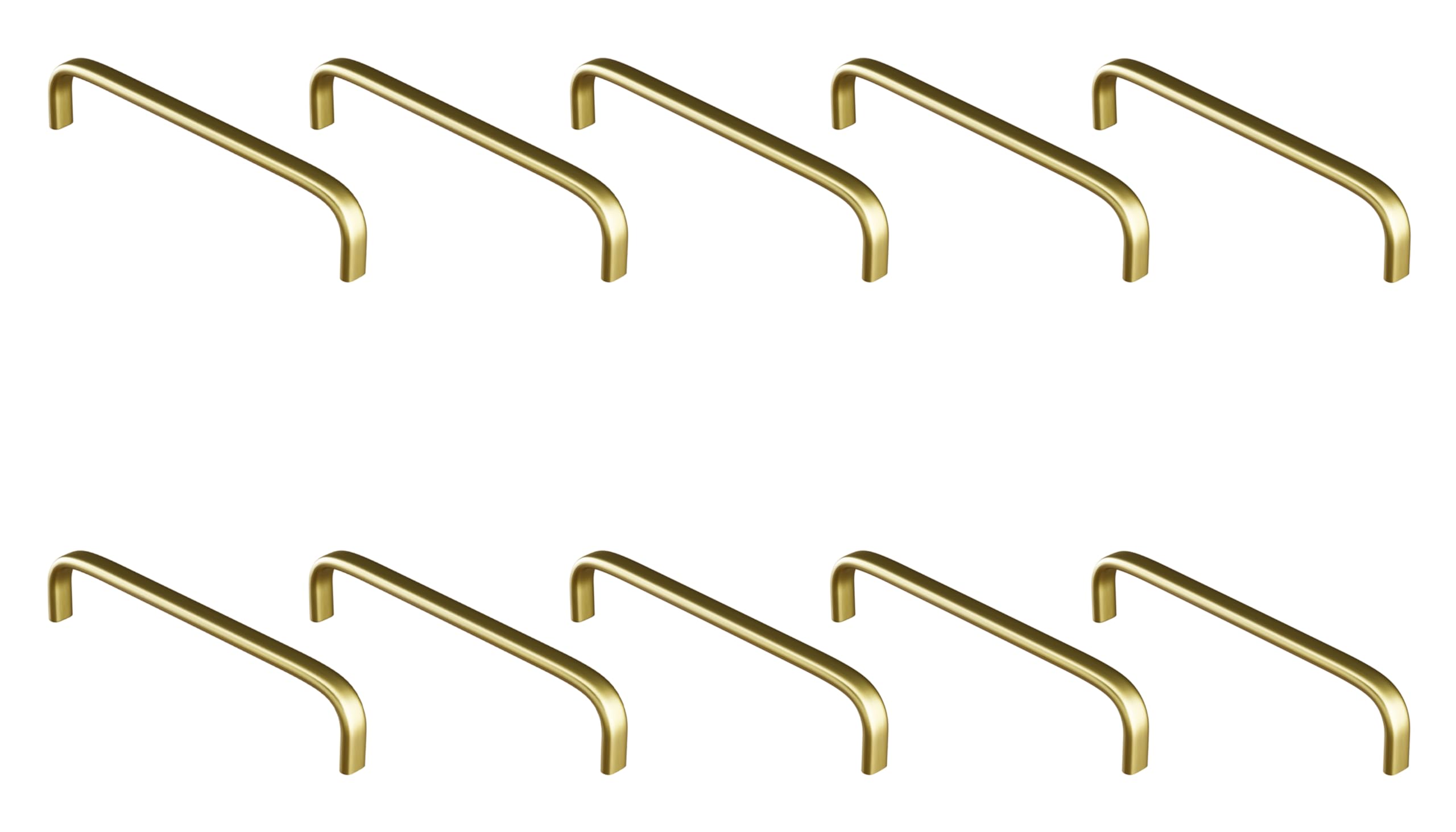 Atlantic Stainless Steel Capsule D Dwawer Cabinet Handles 4 Inch (Total Length 105 mm, Hole to Hole 95 mm, Antique Finish) Pack of 10 Pieces, Pull Handle-image-23