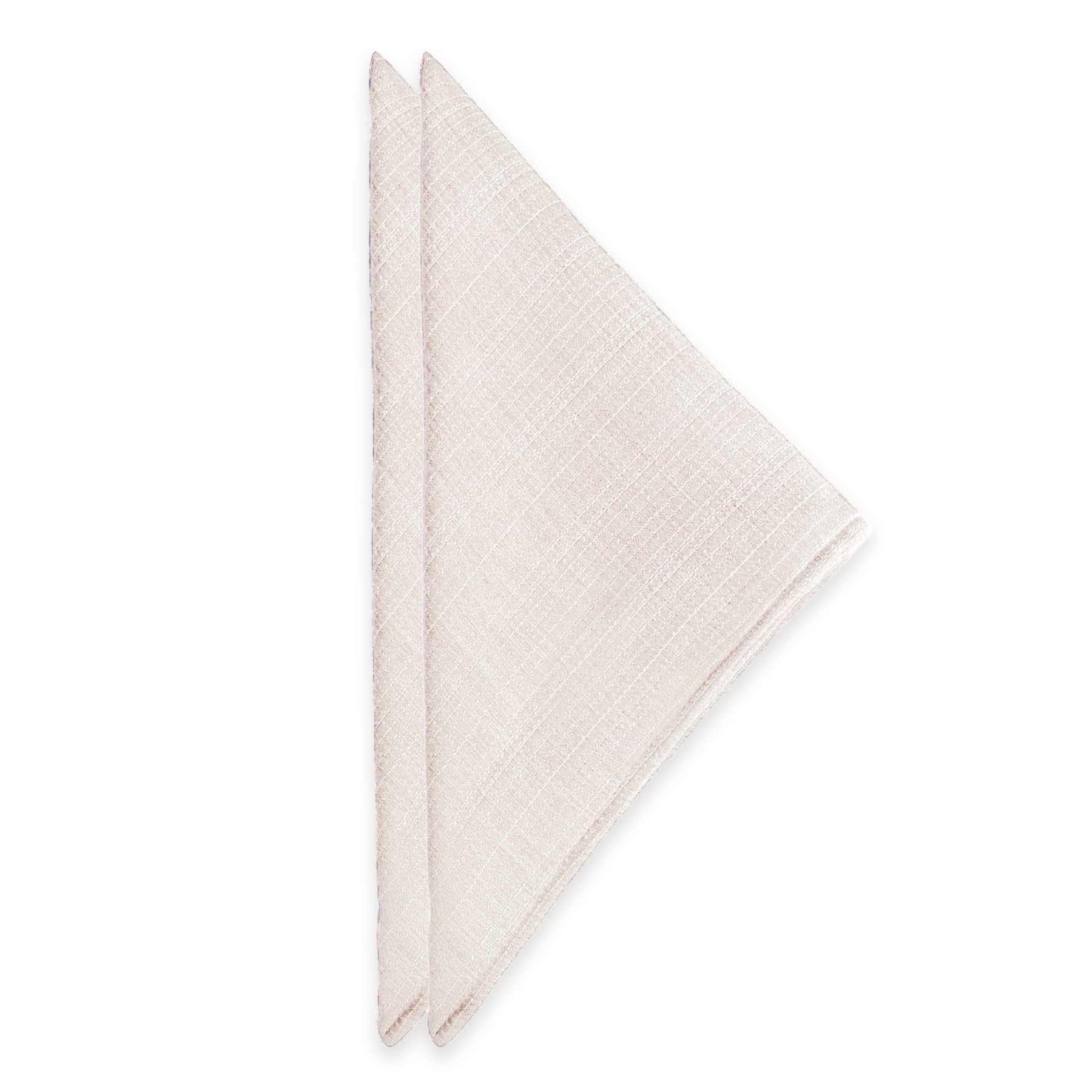 Servilletas Colorwave crema juego de 2 piezas de tela lavable para decoracion de mesas