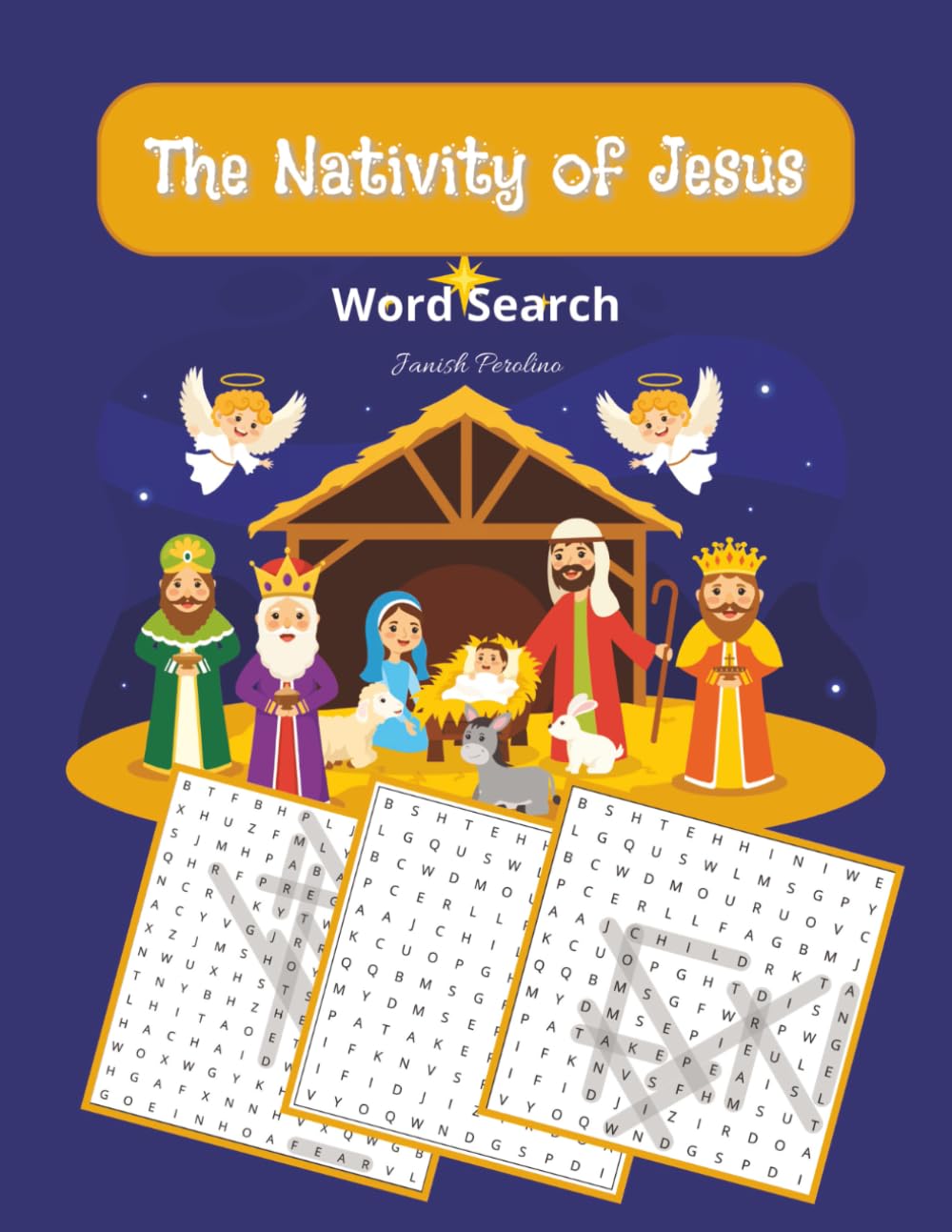 The Nativity of Jesus: A 40-Puzzle Word Search Journey Through the Story of Christ’s Birth
