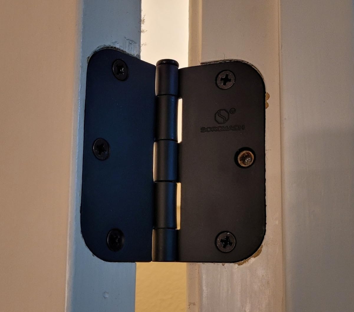 3.5" Door Hinges, 5/8" Radius photo review