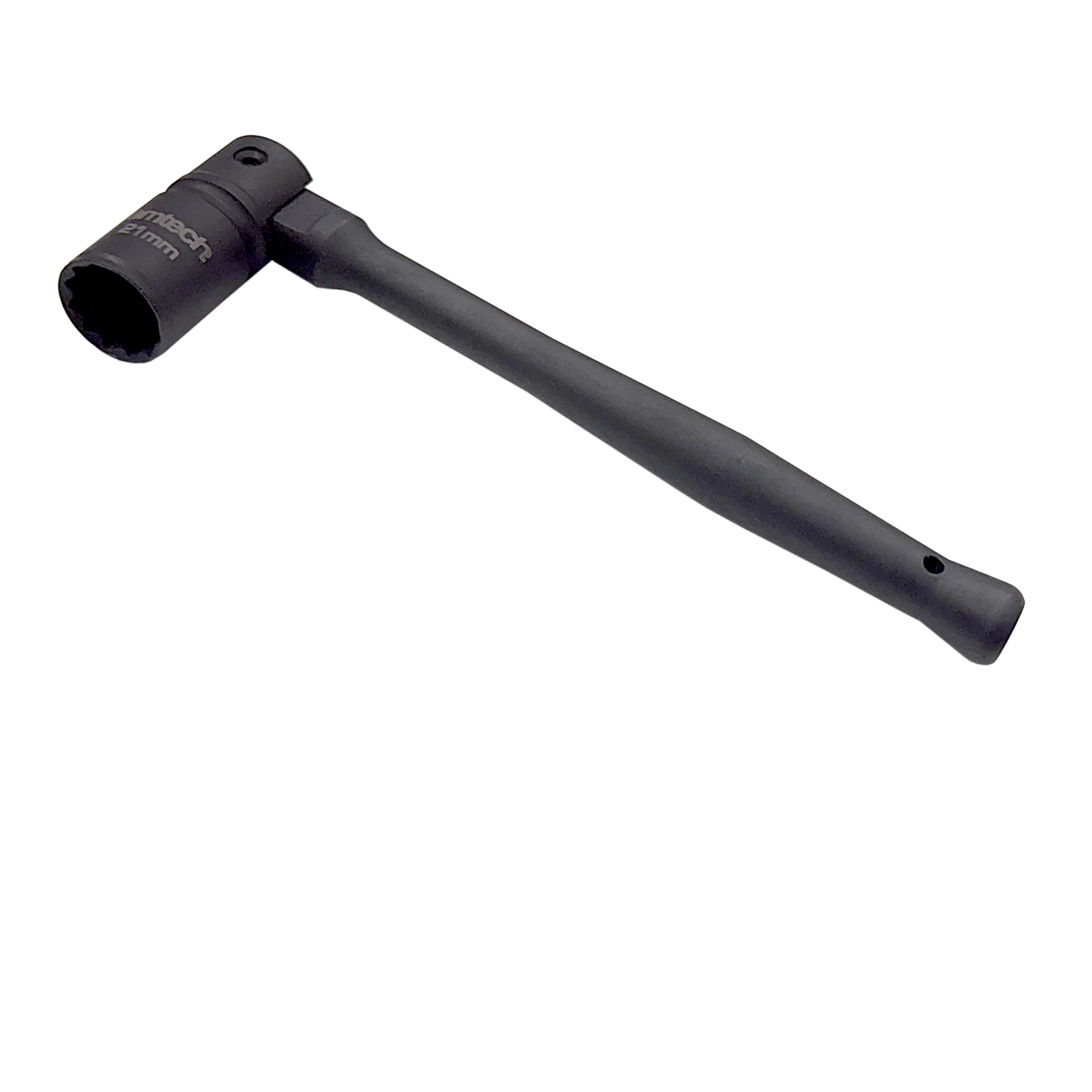 Amtech 21 mm Scaffolding Wrench with CRV Socket, Carbon Steel Shaft & Black Phosphate Finish for Corrosion Resistance