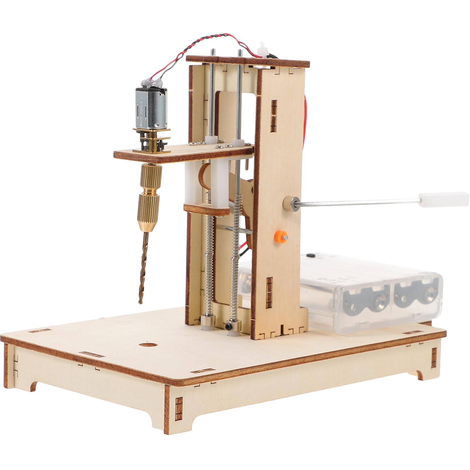 Mini perceuse de bureau en métal stable pour perçage vertical précis - 8