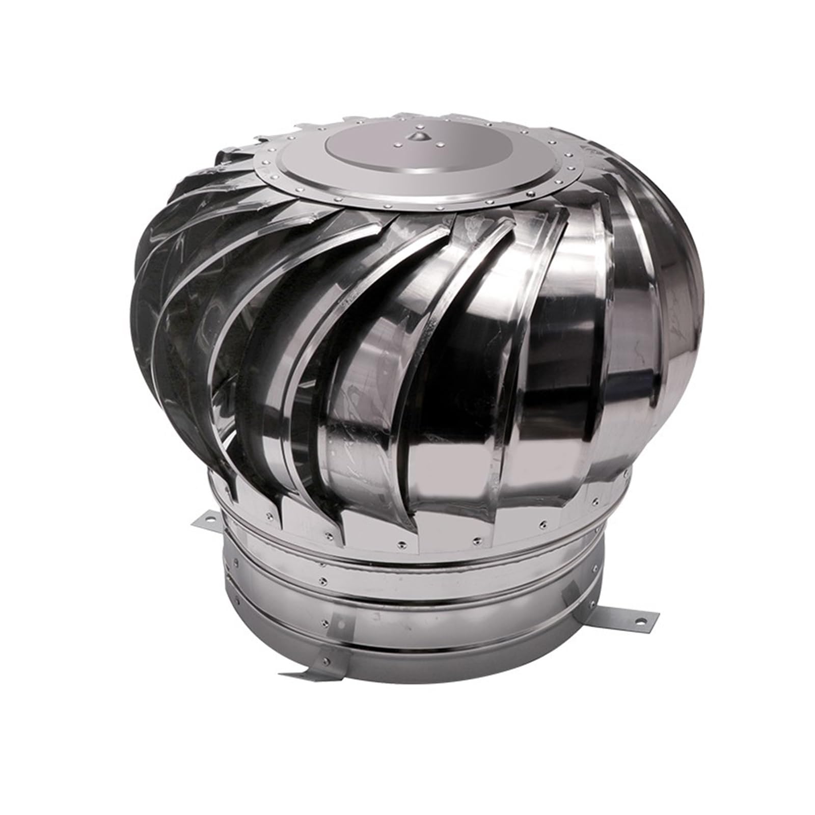 HJXGQJM Ventilation Outlet, Cap Vent Round, Internally Braced Wind, 304 Stainless Steel Round Exhaust Grille Louvered Vent, For Kitchen Bedroom Bathroom Office Etc (Color : Silver, Size : 110mm)