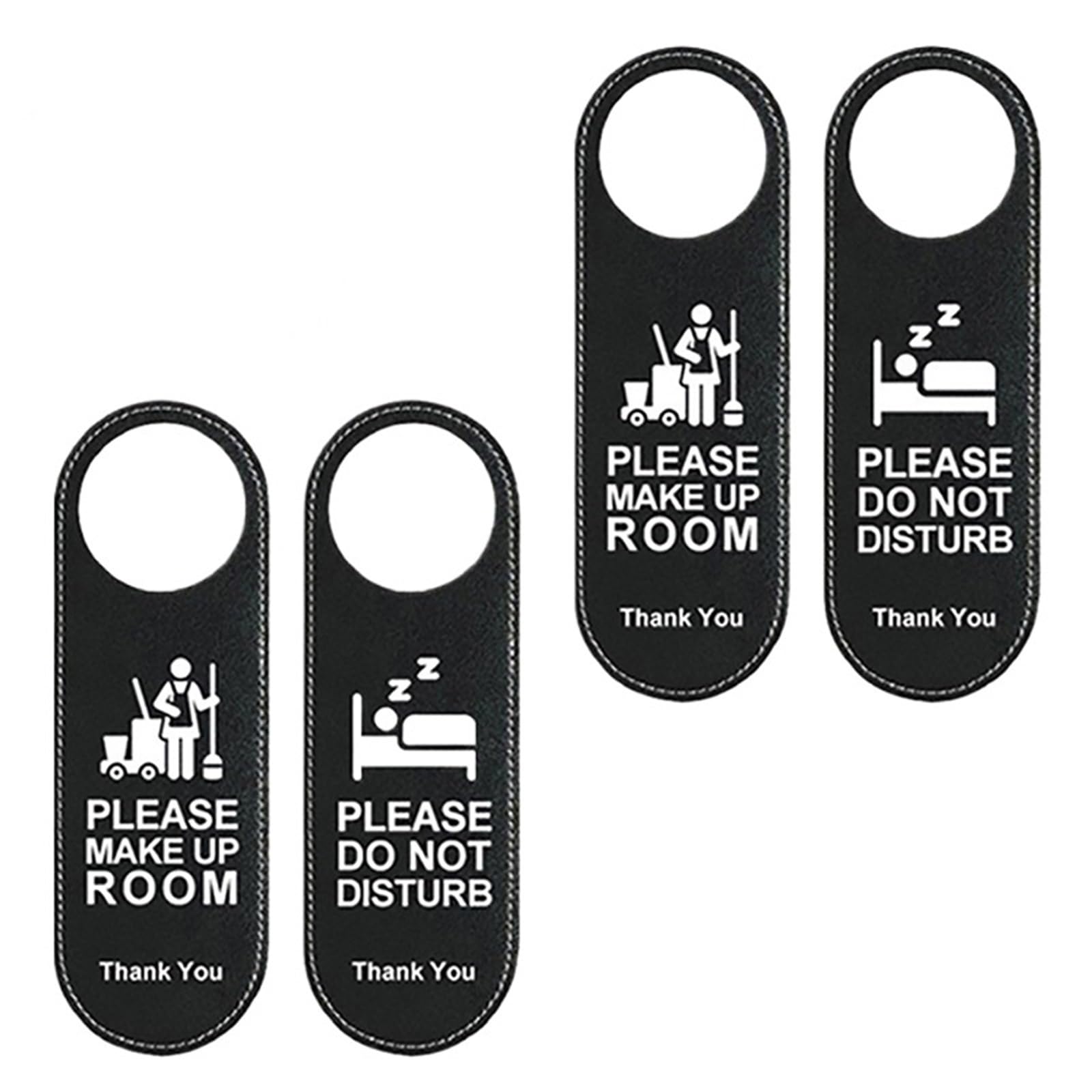 Door Handle Hanging Sign Make Up Room Hotel Bulletin Board Do Not Disturb Signs Door Hanger Tags Knobs Pendant Cleaning Label