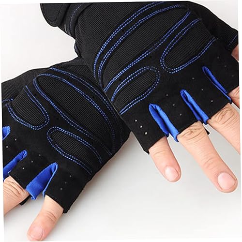 Miniatura 8 de BESPORTBLE 3 Pairs Biking Gloves for Men Cycling Gloves for Men Gym Gloves Bicycle Gloves Guantes De Gym para Hombres Fingerless Riding Gloves