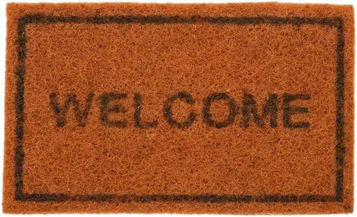 1Pc Brown 1/12 Miniature Welcome Mats Carpets Doormat Dollhouse Decoration Accessories, Vintage Mini Welcome Floor Mat Pad Floor Rug Cover Blankets Doll Decoration