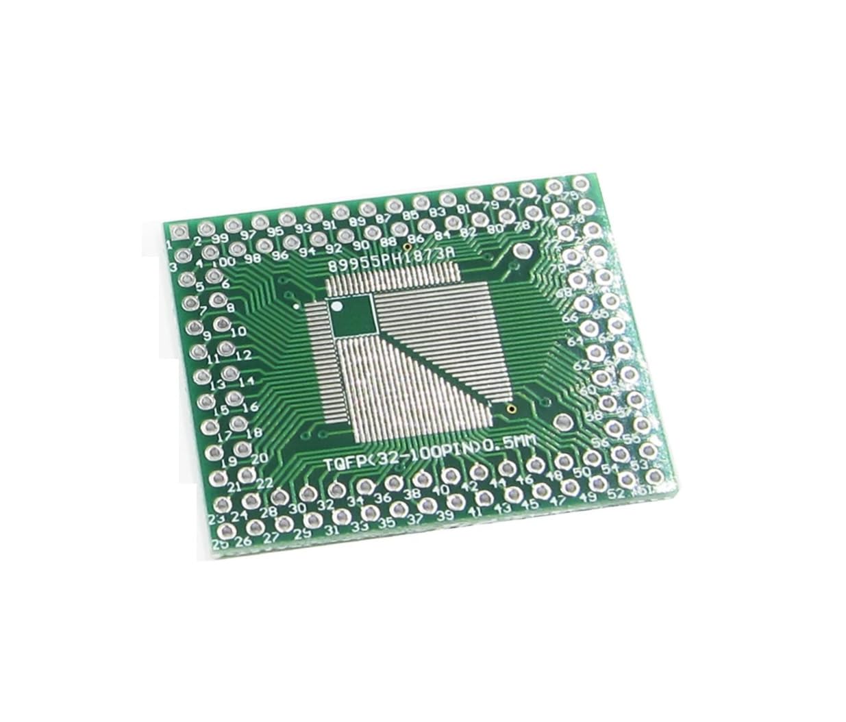 5x Adattatore Da TQFP/LQFP/QFP32 A DIP32 - Passo 0.8mm - Scheda PCB Convertitore SMD