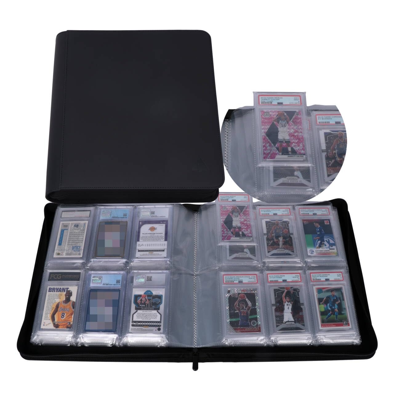 Rayvol PSAbinder672W PSA Slab Binder, Holds 72 PSA Plates, 6-Pocket Graded Card Binder for PSA, CGC, CSG, FGS and FCG Plates, Black, PSAbinder672W