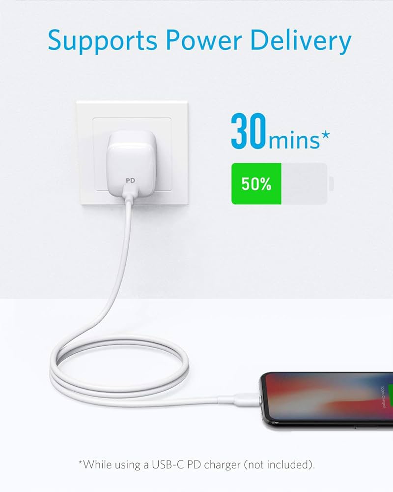 Anker Power Bank USB-C & ライトニング ケーブル Amazon.com: Anker USB C to Lightning Cable, 321 USB-C to