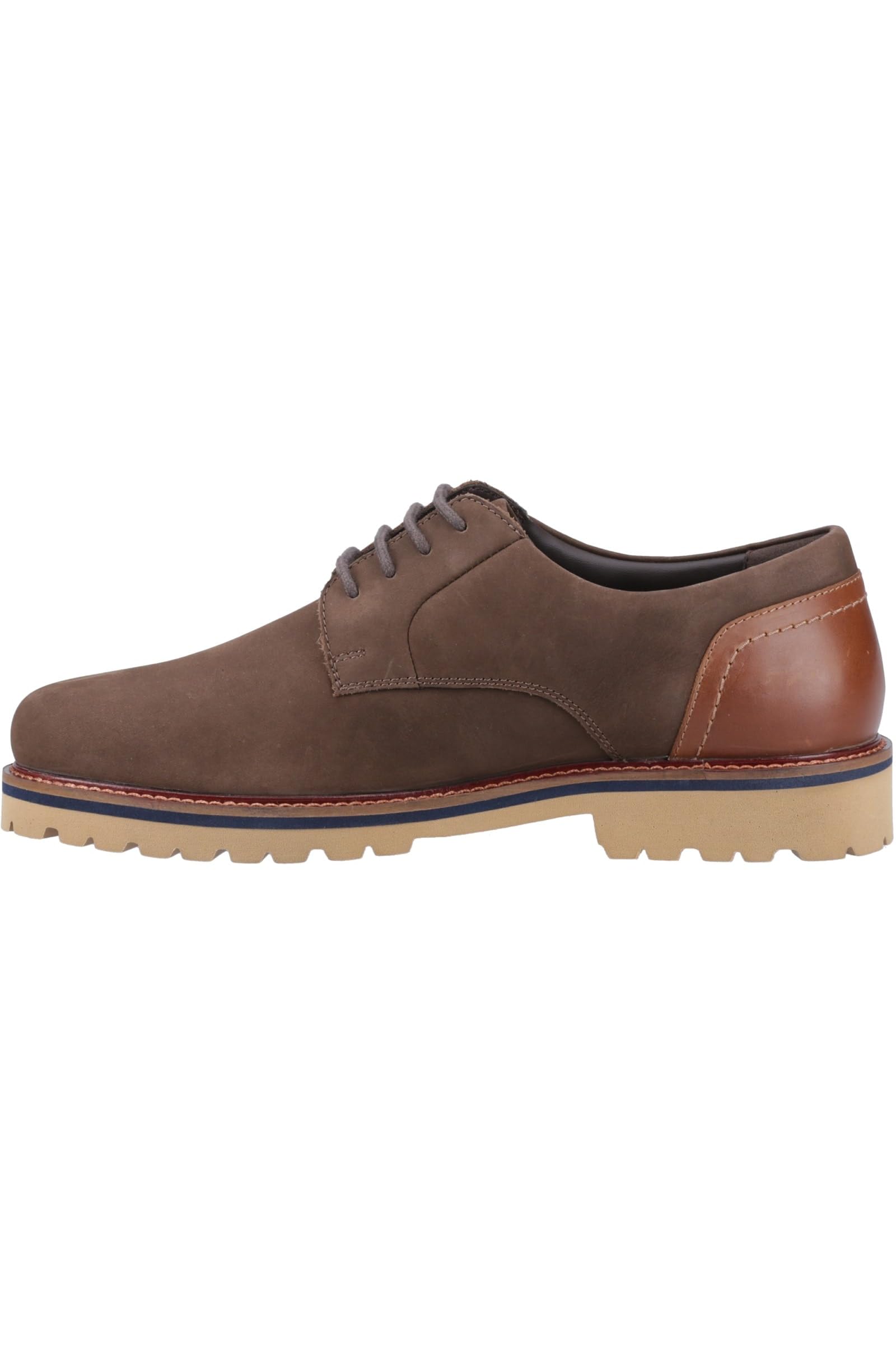 Hush Puppies Male Marcus Lace Shoe, Brown, 6