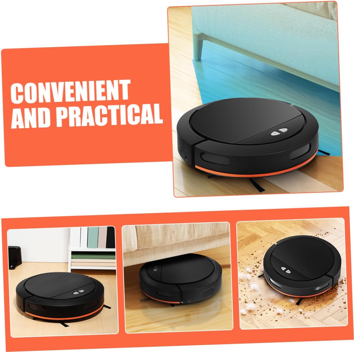 Robotic Vacuum Mop Robot Auto Cleaning High-Powered Suction Floor Sweeper Smart Vacuum for Home Self-Cleaning Us Version