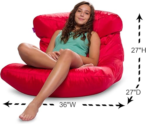 Miniatura 53 de Posh Creations Puf estructurado cómodo para jugar, leer y ver la televisión, tumbona laguna, lona - Critters del bosque en blanco Lienzo Critters