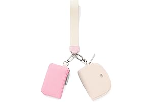 Mini Wristlet Small Women Dual Pouch Wallet