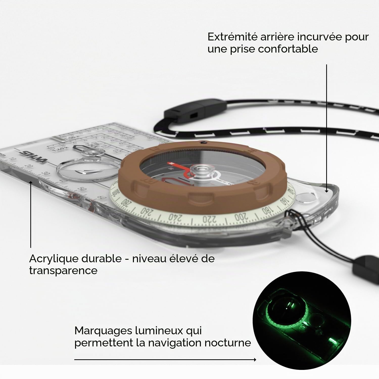 Silva Expedition 360 Global Boussole Unisexe, Marron, M
