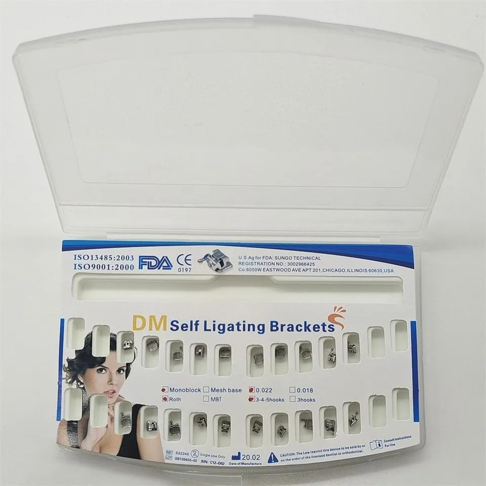 NMD Dental Metal Self Ligating Brackets(Passive)(1Pkt)-picture-32