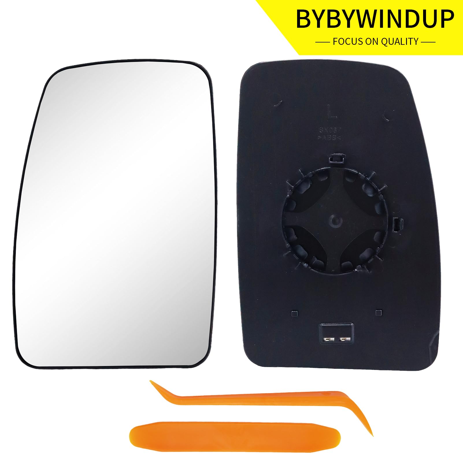 Espejo retrovisor exterior convexo climatizado LH lado izquierdo compatible con Renault Master 3 DCi Nissan NV400 Opel Movano B CDTi Repuesto para 963662420R