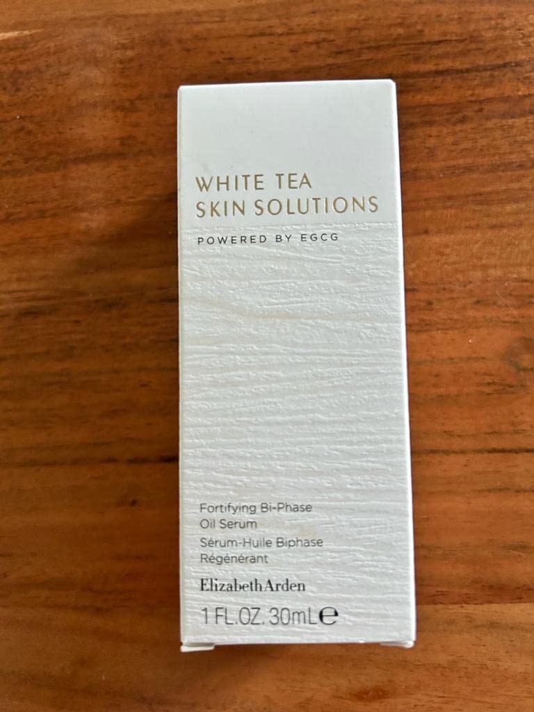 Revlon Consumer Products Corp. Elizabeth Arden White Tea Skin Solutions Fortifying Bi-Phase Oil Face Serum, Fine Lines and Wrinkles Treatment, Brightening Formula, 1.0 fl oz (Pack of 1)