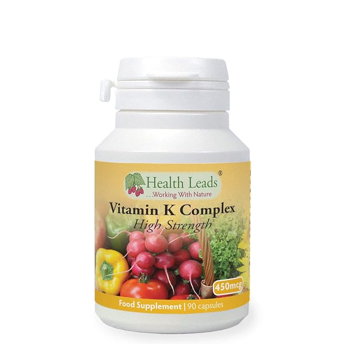 Buy Vitamin K Complex High Strength Food Supplement 450µg x 90 Capsules