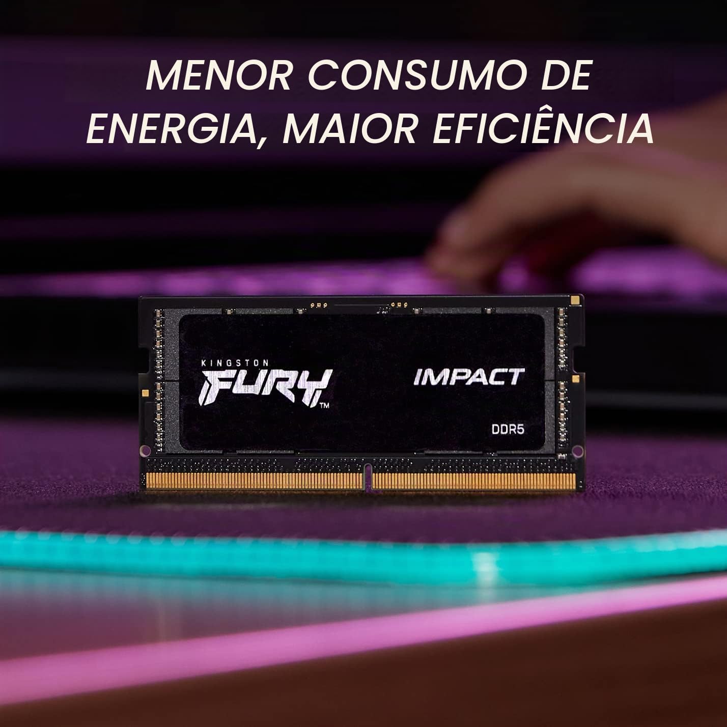 Kingston FURY Impact 16GB 6400MT/s CL38 DDR5 SODIMM | Intel XMP