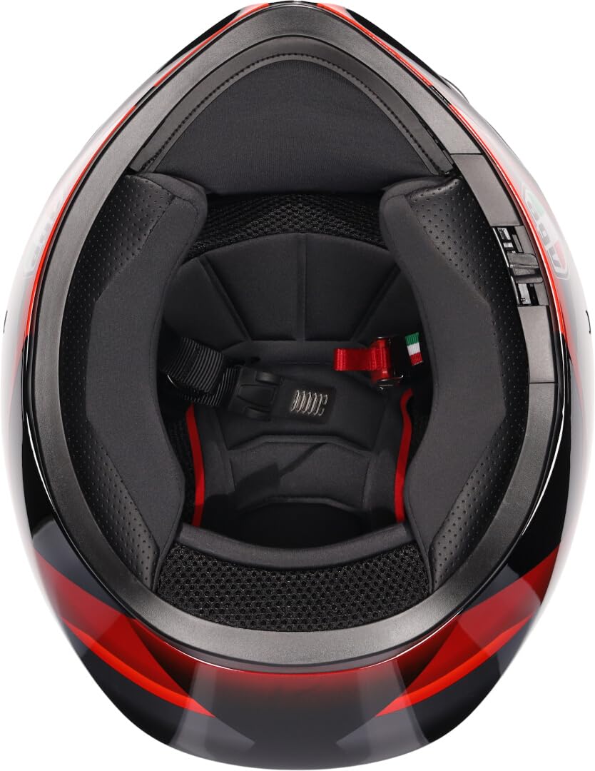 AGV K3 E2206 MPLK STRIGA BLACK/GREY/RED M