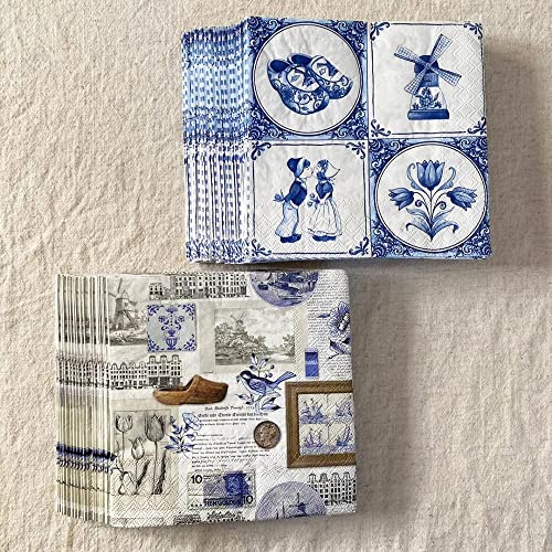 Lumierechat 紙ナプキン ペーパーナプキン カクテルナプキン 使い捨て 誕生日 33x33cm a-b3878