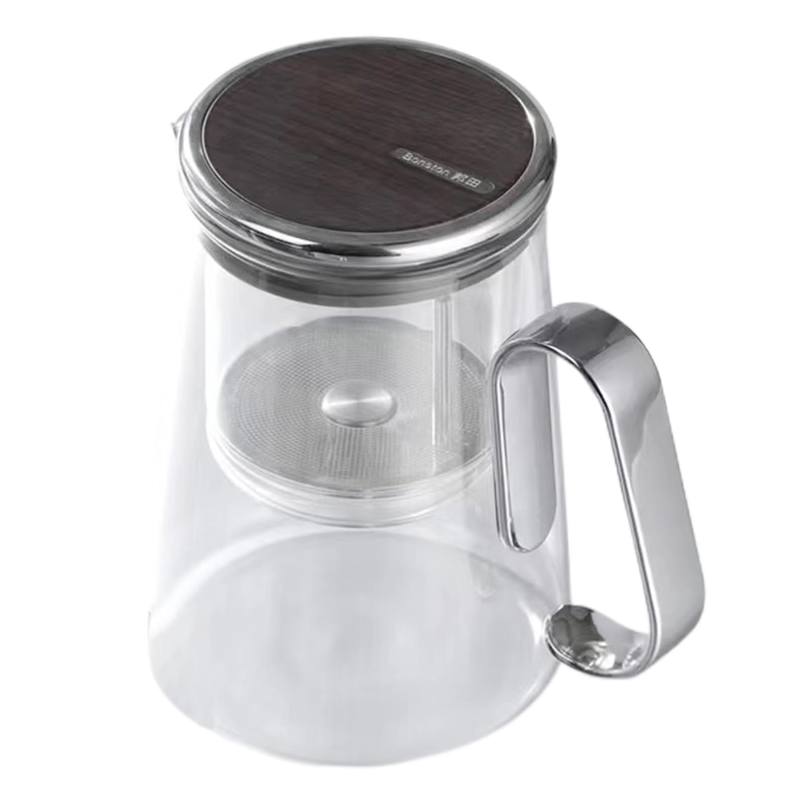 Glas mit Teesieb | aus magnetischem Glas mit Sieb – multifunktionales Glas mit Wassertrennung mit Griff für heißen oder kalten Tee Oolong schwarz grün