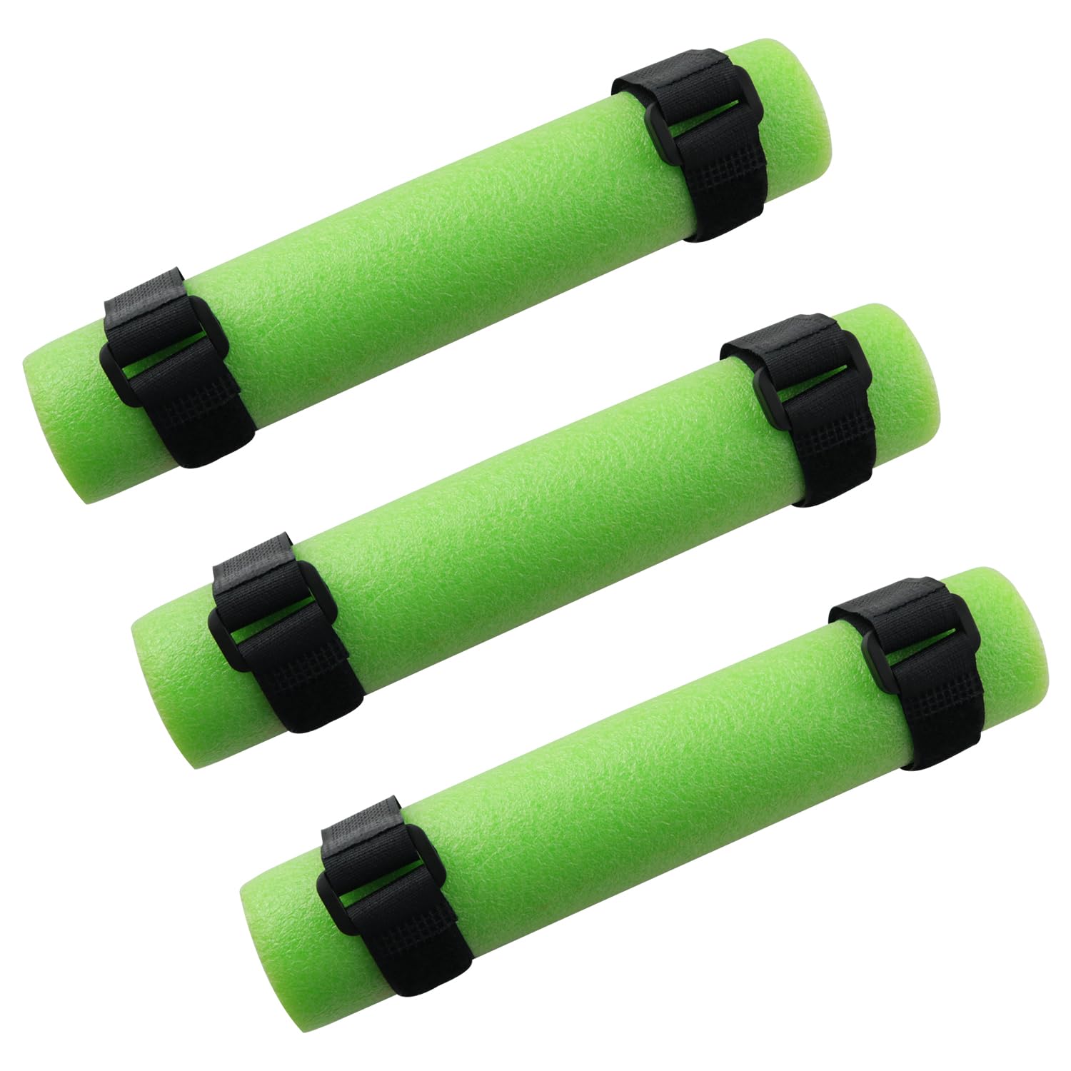 3PCS Fishing Foam Rod Float Kayak Narrow Rod Fall Prevention Coupling Pad Tail Pad Includes 6 Fastening Straps 1.57x7.87in Side Opening Protective Cover Fishing Tackle Accessories