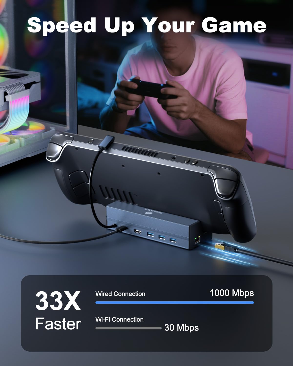 Amazon.com: Steam Deck Dock, 6-in-1 Docking Station for Steam Deck