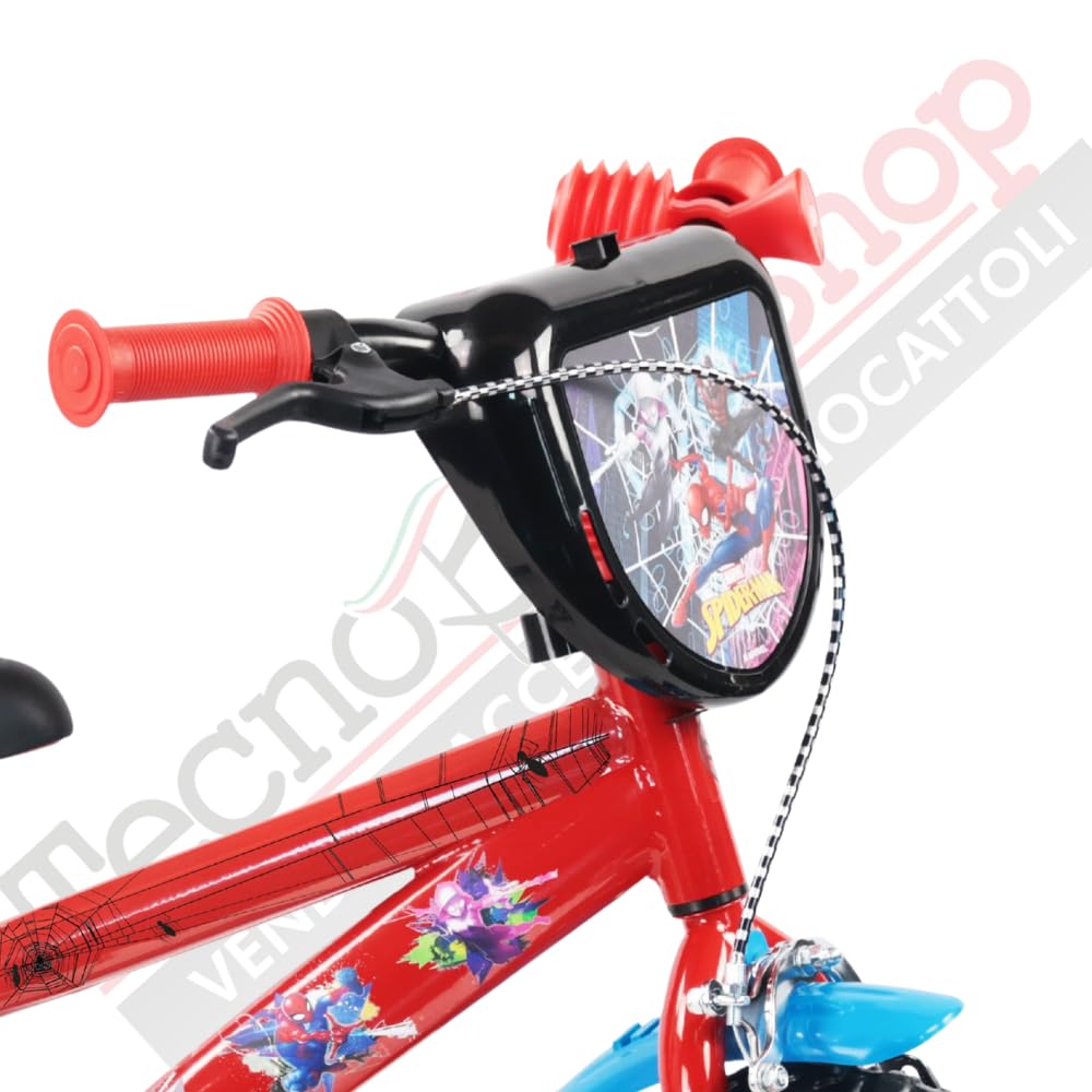 TECNOBIKE SHOP - VENTE D'ACCESSOIRES JOUETS Vélo pour enfant Vélo Denver Albri Spiderman Marvel - Taille 16 pouces