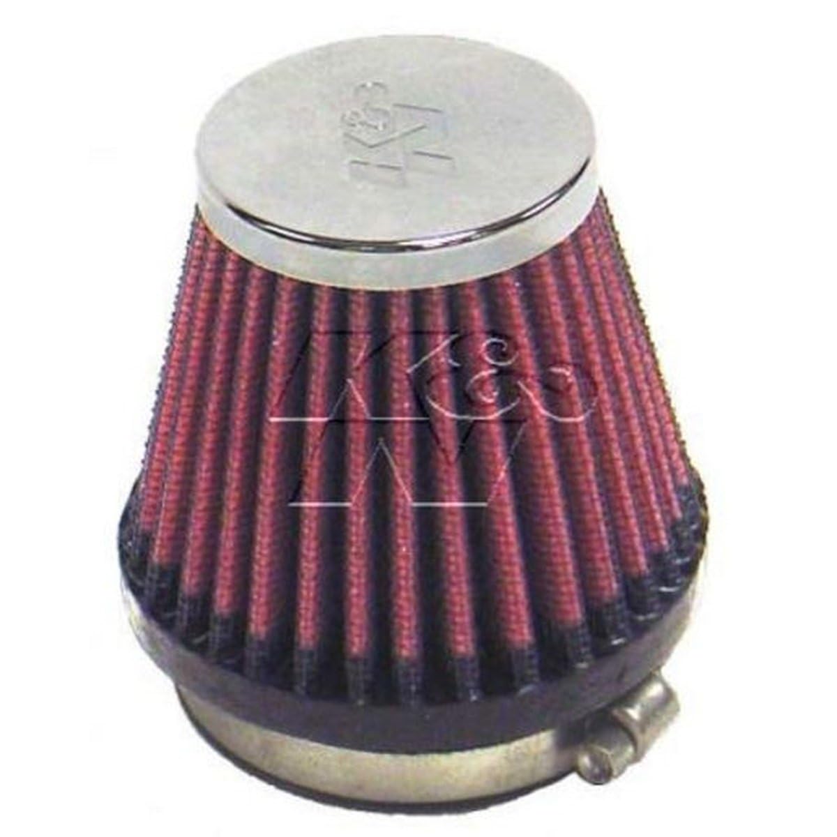K&N High-Flow Original Lifetime Universal Clamp-On Air Filter: High Performance, Premium: Flange Diameter: 2.125 In, Filter Height: 2.75 In, Flange Length: 0.625 In, Shape: Round Tapered, RC-2340