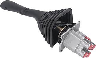 Uxsiya Excavator Joystick Assembly, Aging Resistant Accurate Operation Control Excavator Joystick Controller Replacement Ergonomic Flexible Action for Digging