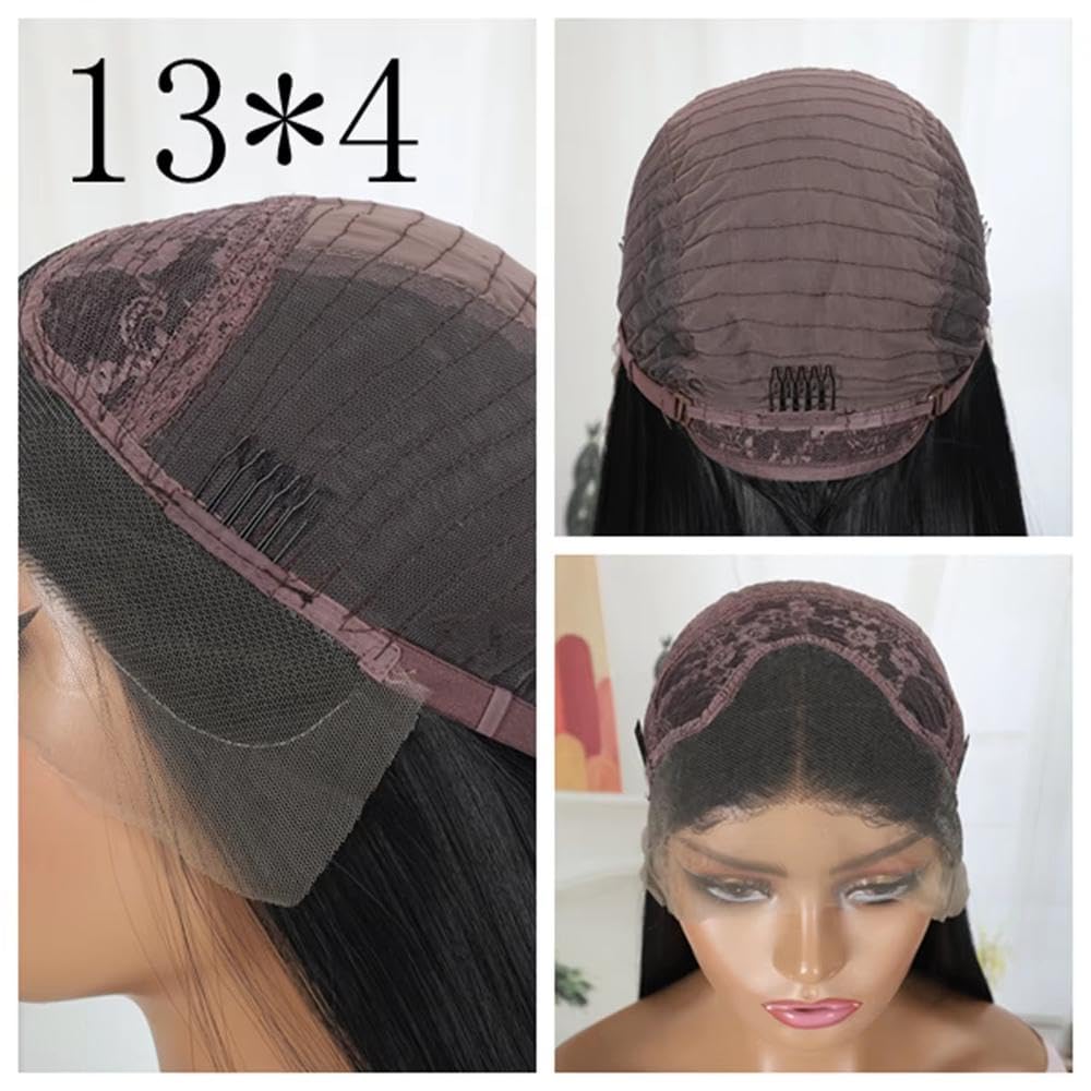 Haarpflege Lockere Welle 13X4 HD Lace Frontal Perücke Für Schwarze Frauen Prepucked Bleach Knots Glueless Daily Party