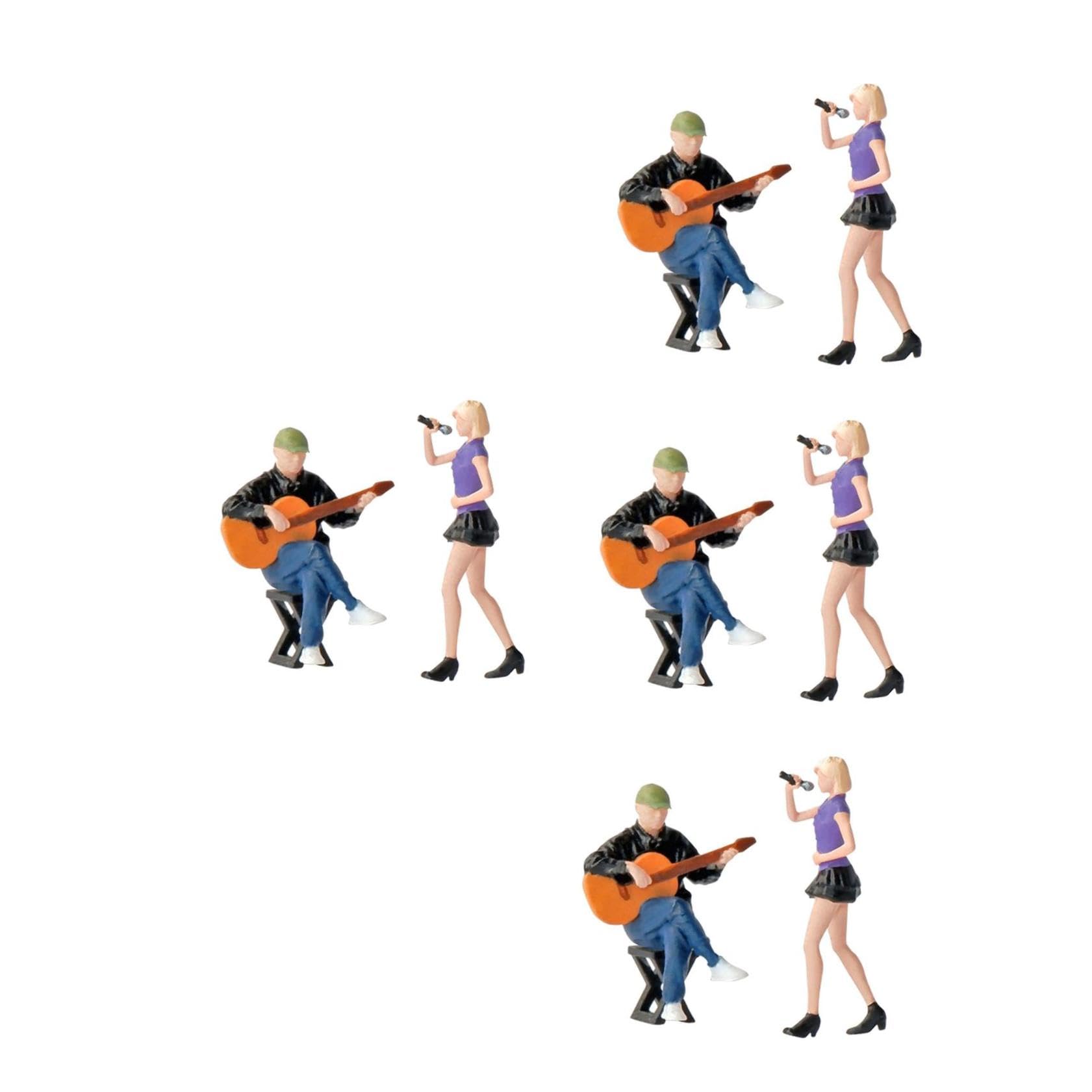 Modèles de musiciens Gatuida de haute précision avec guitare d'ornement