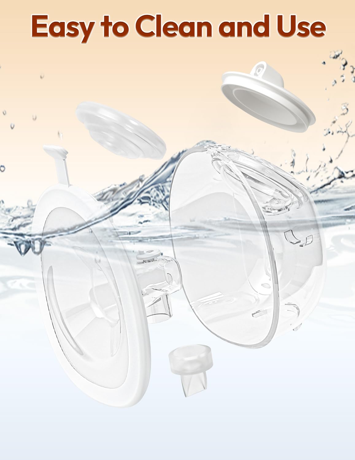 NCVI Tire-lait mains libres 8786, double pompe électrique portable pour l'allaitement