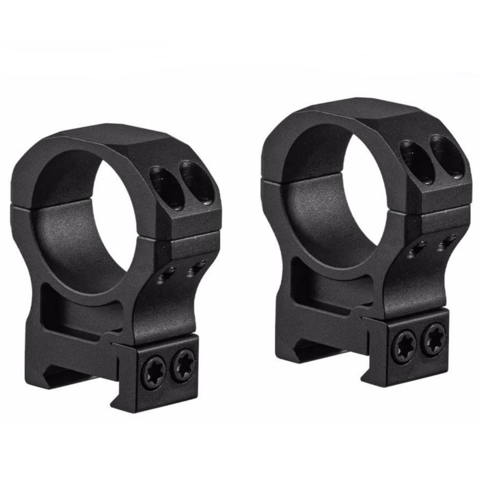 Anillos de Montaje de Tipo Delgado/Alto de 30 mm - 4 Alturas (45/48/54/60 mm) - Soporte de Montaje en riel P.icatinny de para mira telescópica, Linterna, láser y telescopio