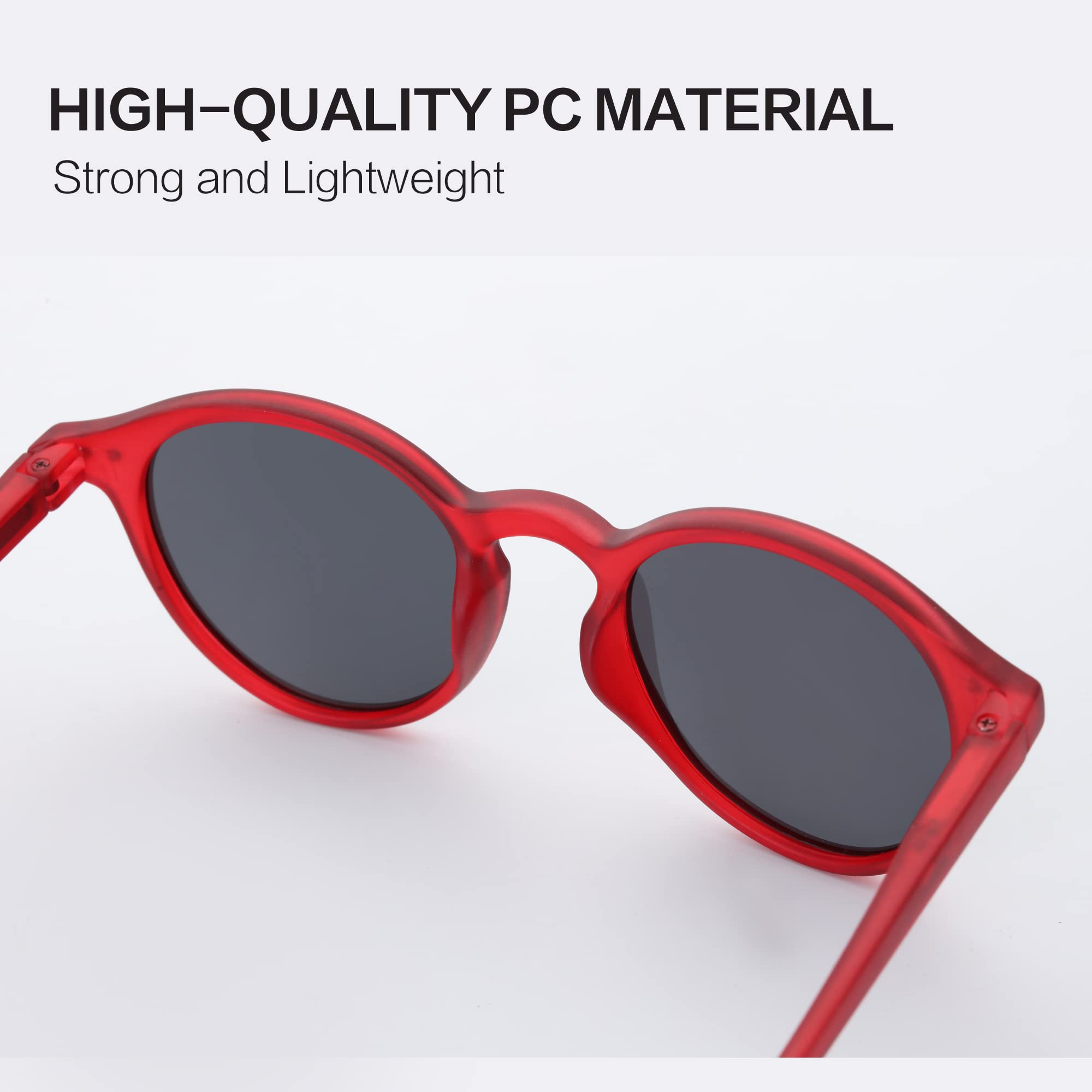 ZENOTTIC Occhiali da Sole Polarizzati Retrò Classici Rotondi Vintage Occhiali da Sole UV400 Montatura da Uomo e Donna