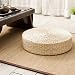 Cojín de suelo para tatami japonés, cojín de paja, cojín redondo, para...