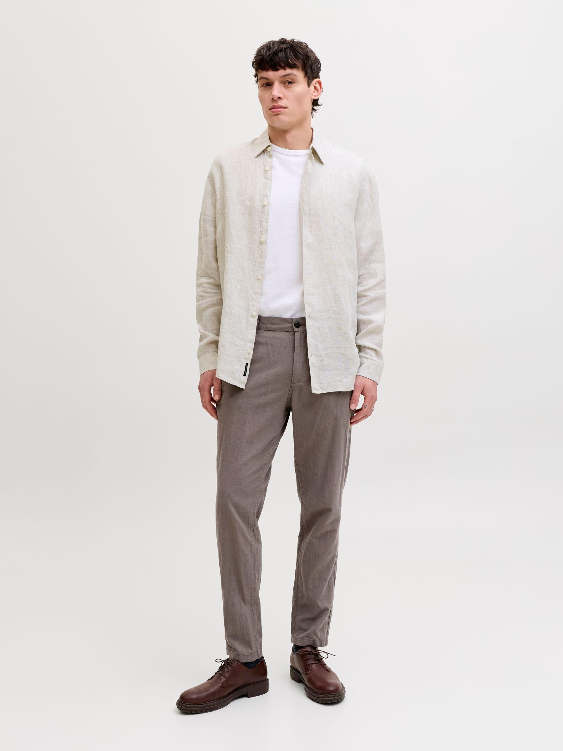JACK & JONES Jpstace Summer Linen Blend Chino Pant Sn para Hombre