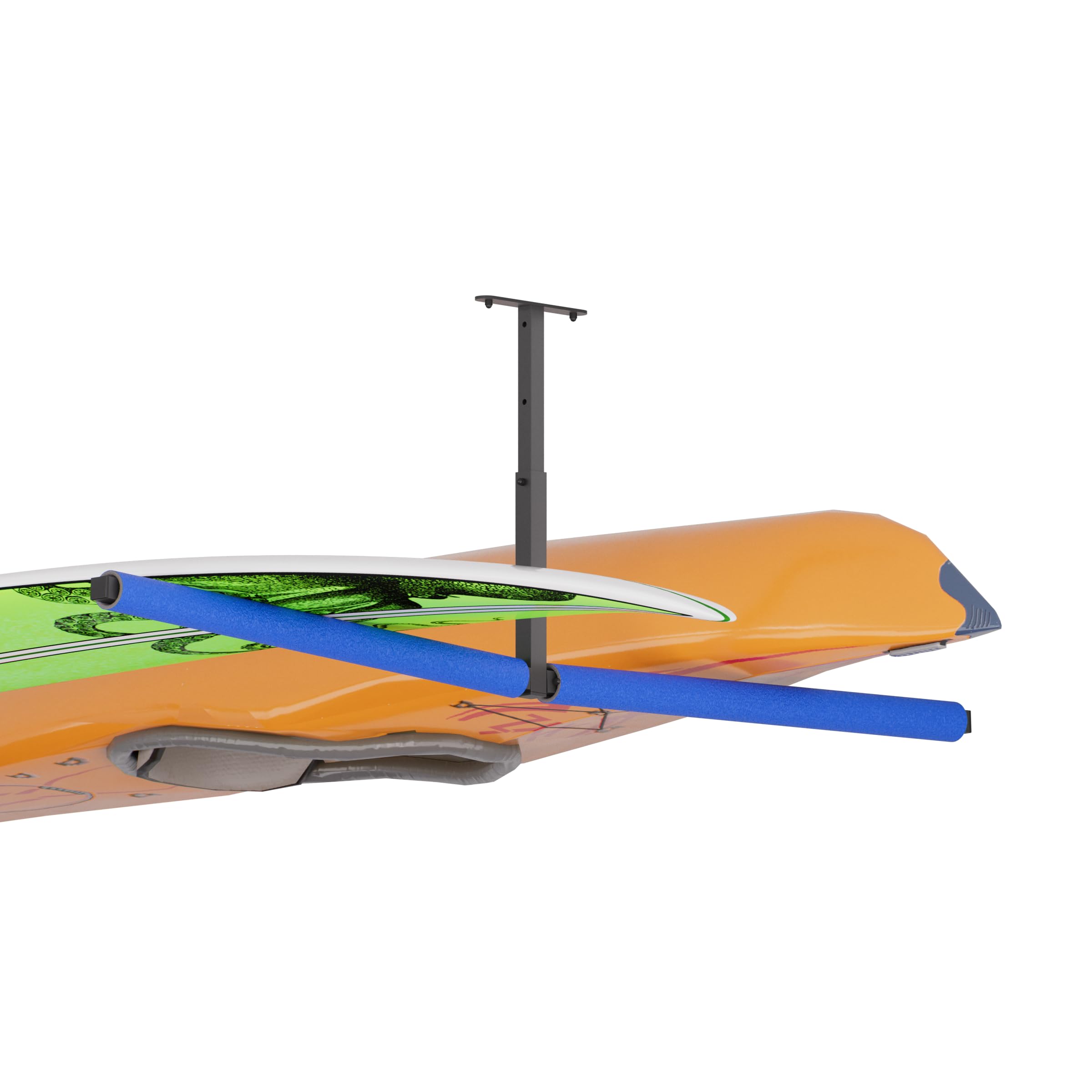 QLS Deckenhaken Hängeregal Doppelt Product Description: 2er-Set Deckenhalterungen mit Schutzschaum