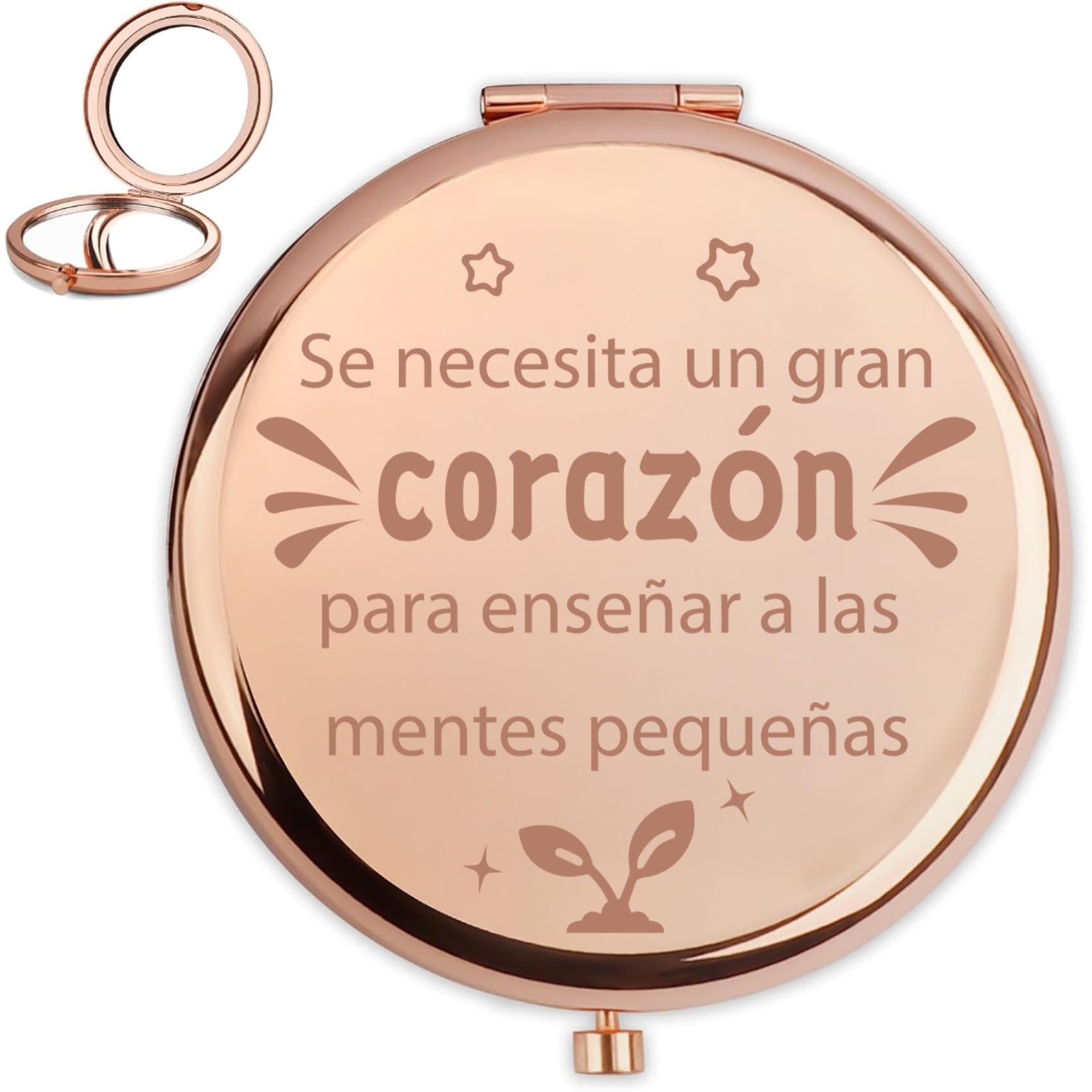 Regalo para Profesora Regalo Profesora Espejos Compactos Regalo Maestra Regalo Profesora Infantil Regalo Profesora Guarderia Regalo Navidad Profesora