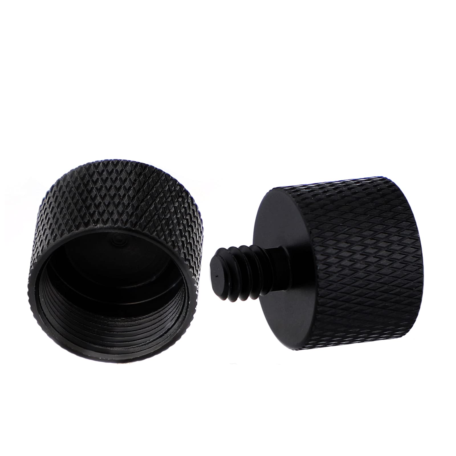 SAVITA 2 Szt.Adapter Do Statywu Mikrofonowego 5/8 Na 1/4 Adapter Gwintowany Adapter Srubowy Do Statywu Do Monitora Aparatu Stojak Mikrofonowy