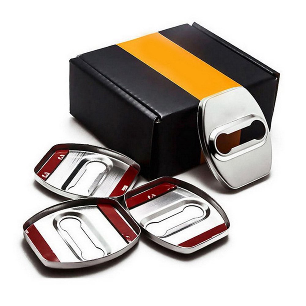 Porte De Voiture Serrure De Protection Cas De Décoration De Cas pour H/yundai M/ISTRA E/lantra S/onata Neuf Porte De Serrure Couverture en Acier Inoxydable