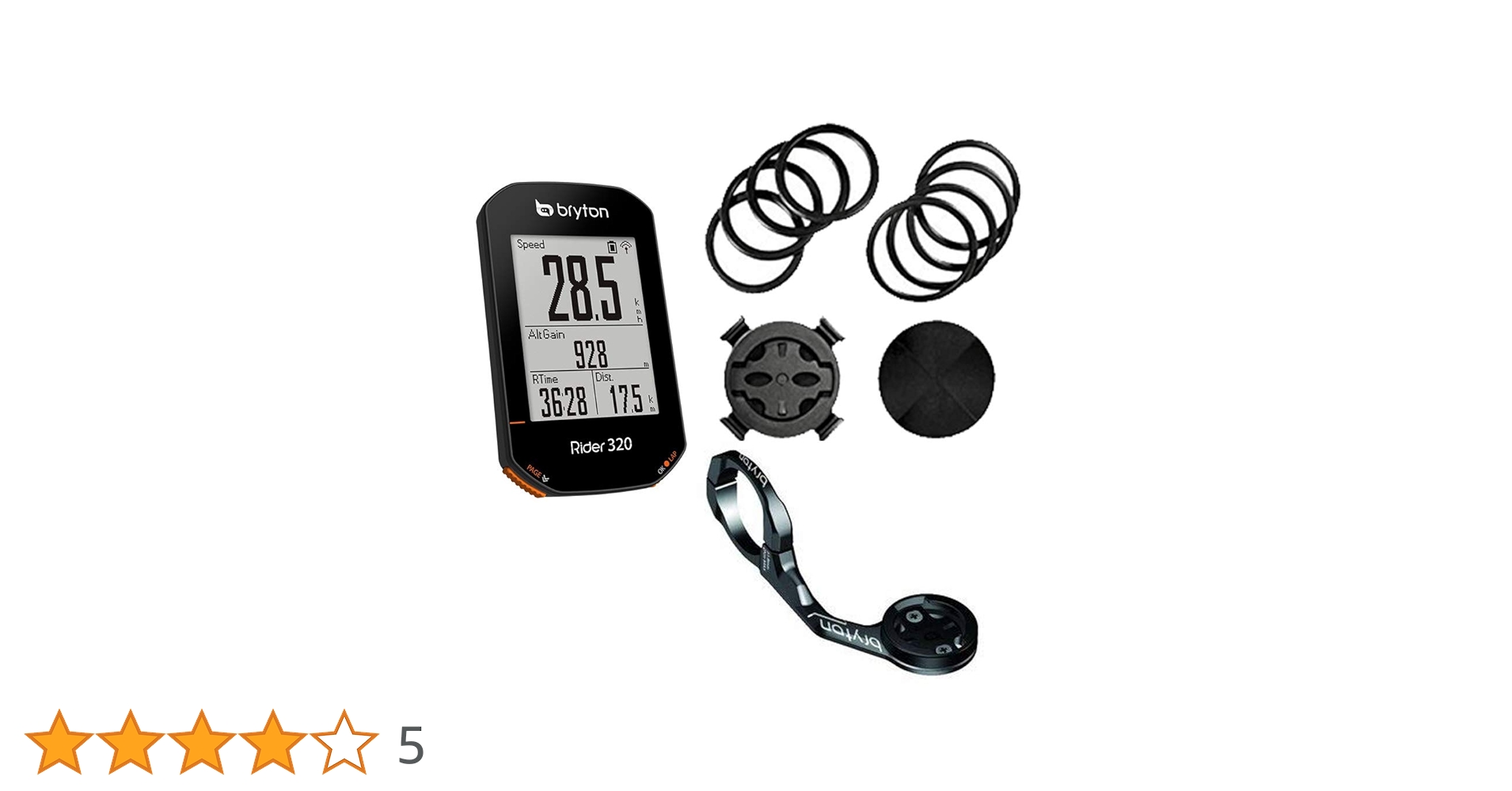ブライトン Rider 320E（日本語対応）GPS サイクルコンピューター Amazon | 【お得な2商品セット】 BRYTON(ブライトン) RIDER 320