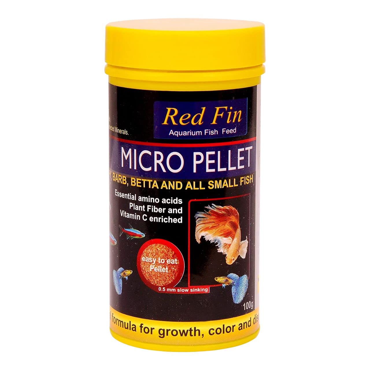 Petish Micro Pellets 100Gm For Tetra, Guppy, Barb, Betta, Goldfish & Other Small Fishes, A Complete & Natural Fish Free Special Aquarium Food For Growth Color & Health Slow Sinking Pellets By Petish (B0994PN7KH) Amazon Price History, Amazon Price Tracker