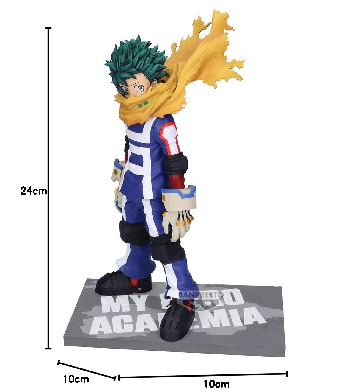 Banpresto Figurka akcji Izuku Midoriya My Hero Academia 7th Season, kolor widoku, 24 cm, BP89951P wielokolorowa, figurka kolekcjonerska, optymalna dla fanów anime