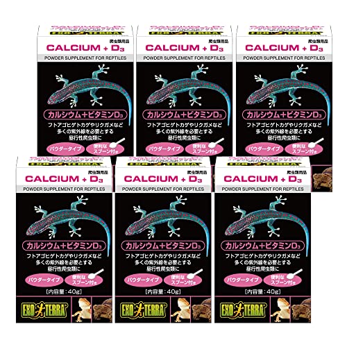 �G�L�]�e�� GEX EXOTERRA �J���V�E��+�r�^�~��D3 PT1855 40g×6�Z�b�g