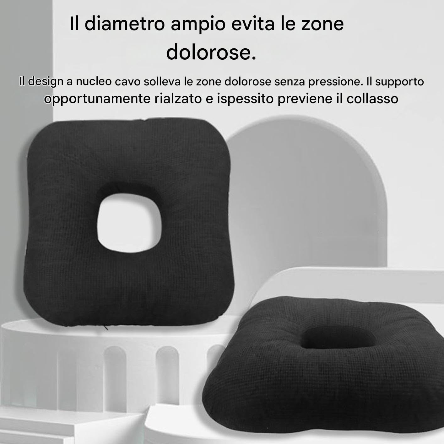Hugsweet Cuscino A Ciambella Comodo Tappetino A Ciambella Per Sedia
