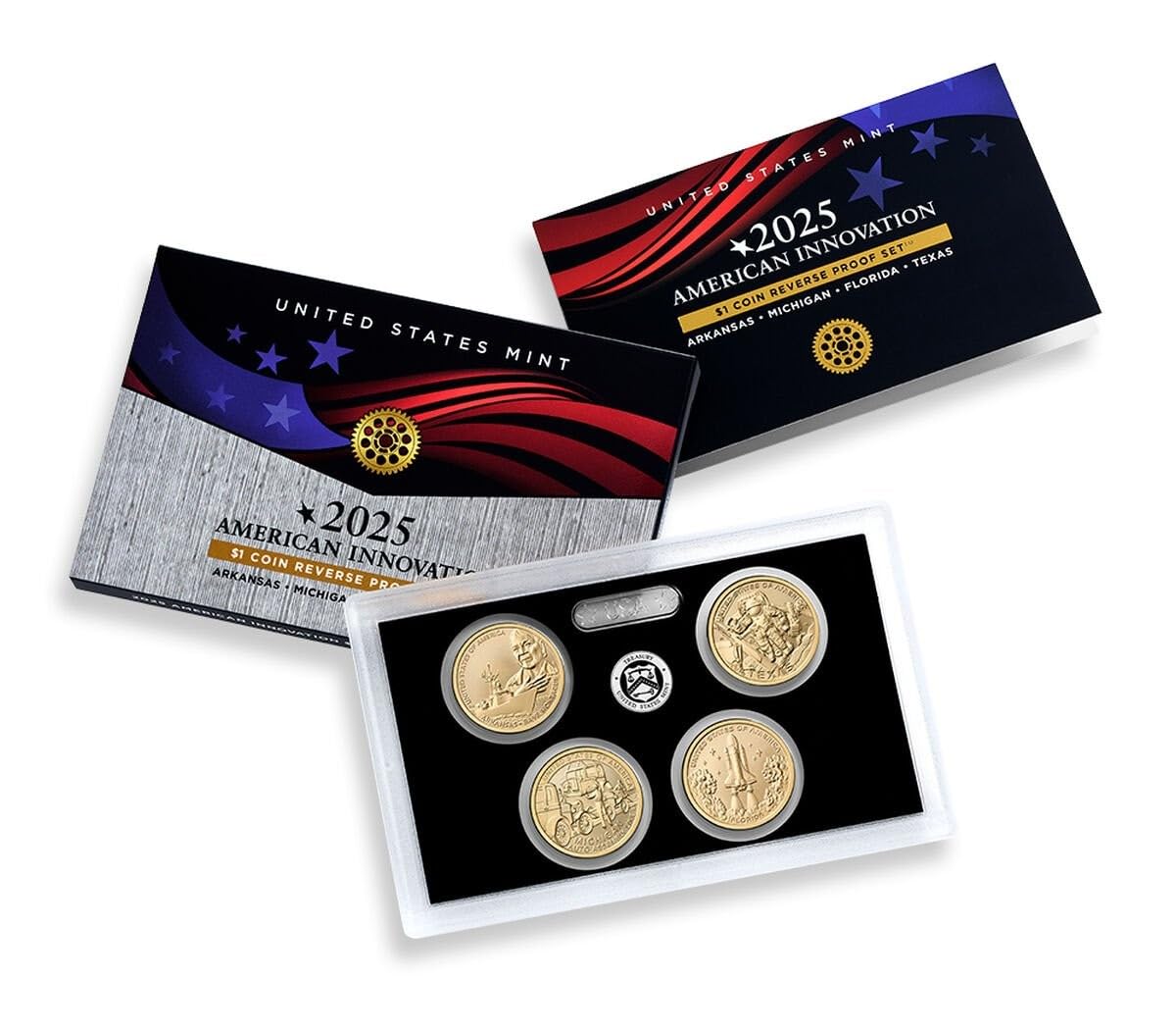2025 American Innovation $1 Coin Reverse Proof Set, Illinois
