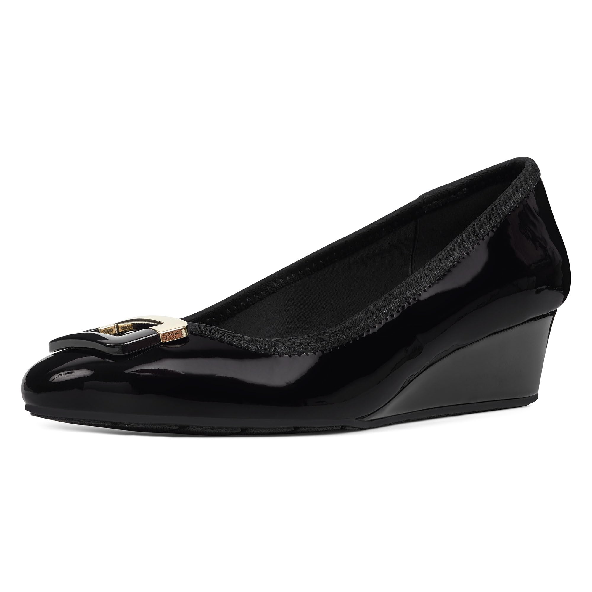 Bandolino Tad 8.5 Black Super Soft Patent Pu