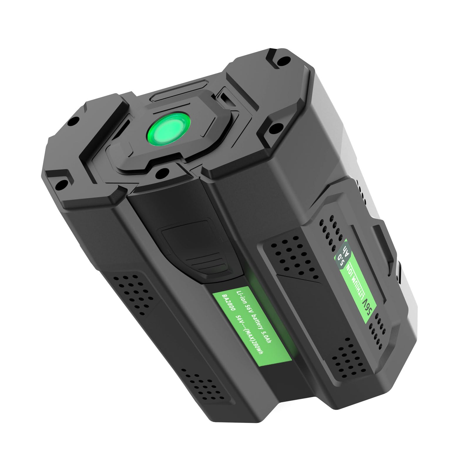 JGTM 56V 5.0Ah Battery Replacement for EGO BA2800 BA2800T BA5600T BA4200T BA4200 BA1400 BA1120 Compatible with EGO Power+ 56V Power Tools CS1604